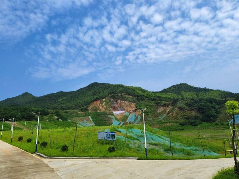 銅山、前山露天采坑復墾項目完成