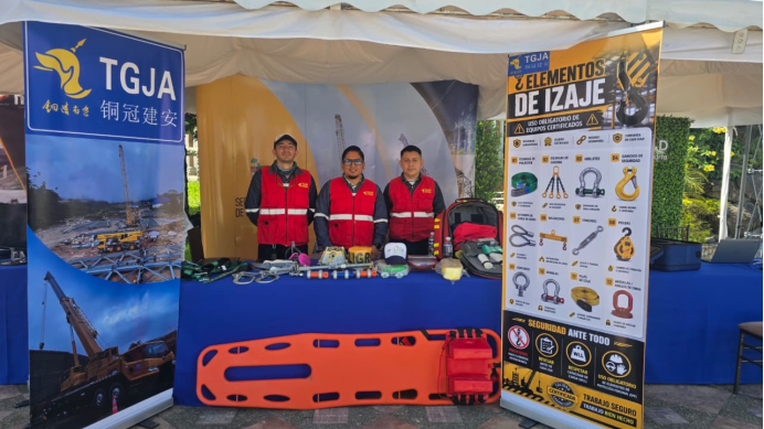 厄瓜多爾分公司受邀出席當(dāng)?shù)匕踩a(chǎn)與健康日活動(dòng)